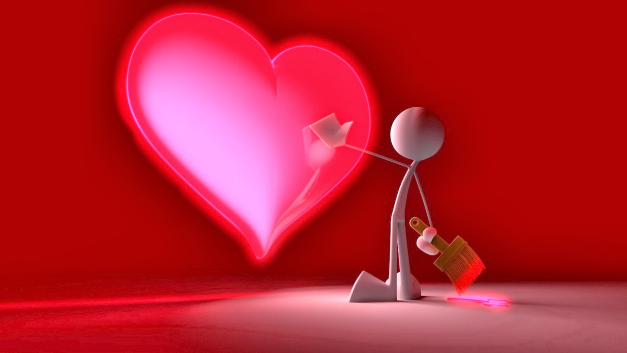 Beautiful Heart Touch Love - HD Wallpaper 