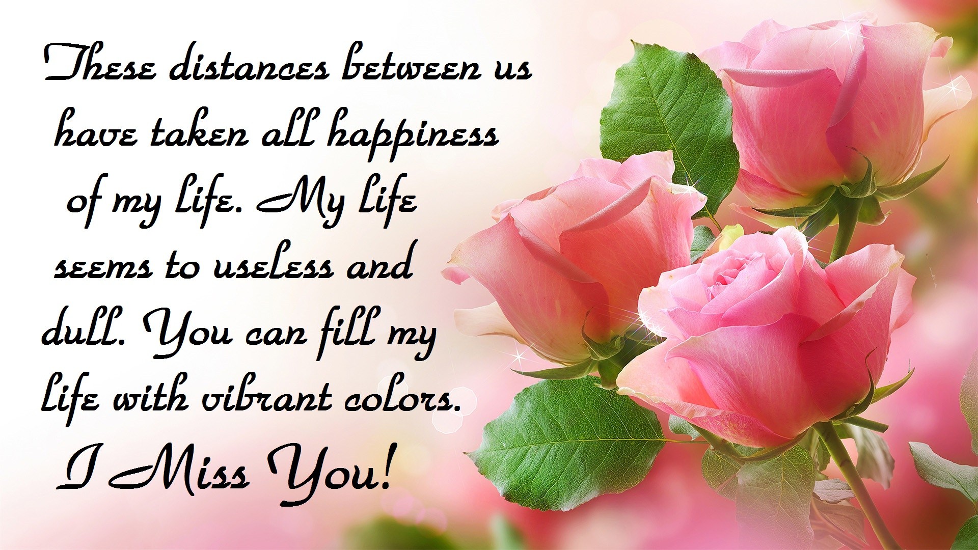 Miss U Messages Picture Hd - Romantic Afternoon Quotes For Her - HD Wallpaper 