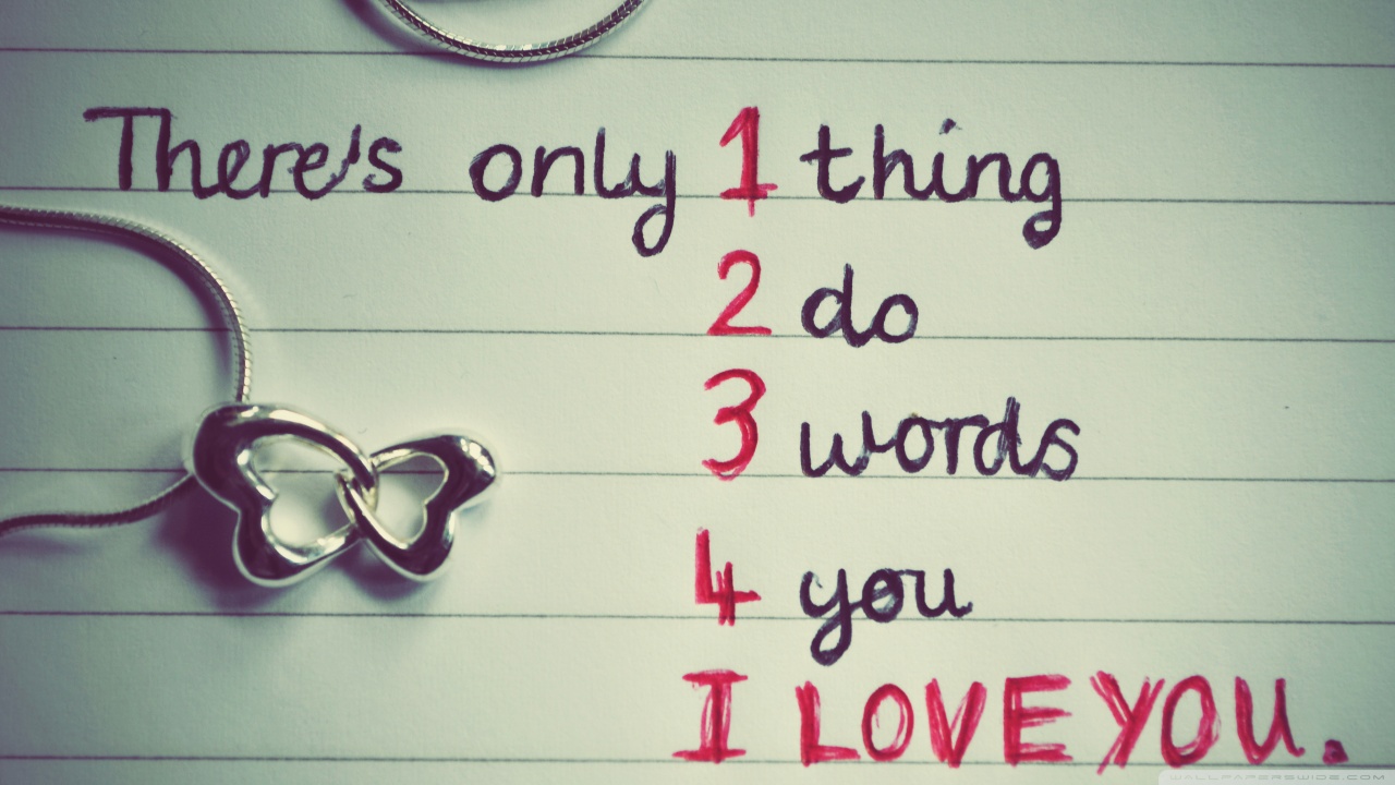 There’s Only 1 Thing 2 Do 3 Words 4 You I Love You - Love Couple Hd Wallpapers With Quotes - HD Wallpaper 