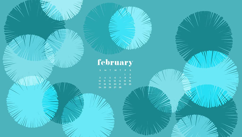 Audrey Of Oh So Lovely Blog Shares 9 Free February - February 2020 Wallpaper Desktop - HD Wallpaper 