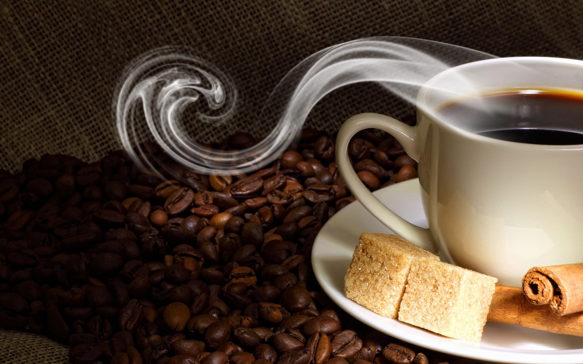 Good Morning Coffee With Beans Sweet Wishes High Definition - Hot Good Morning Coffee - HD Wallpaper 