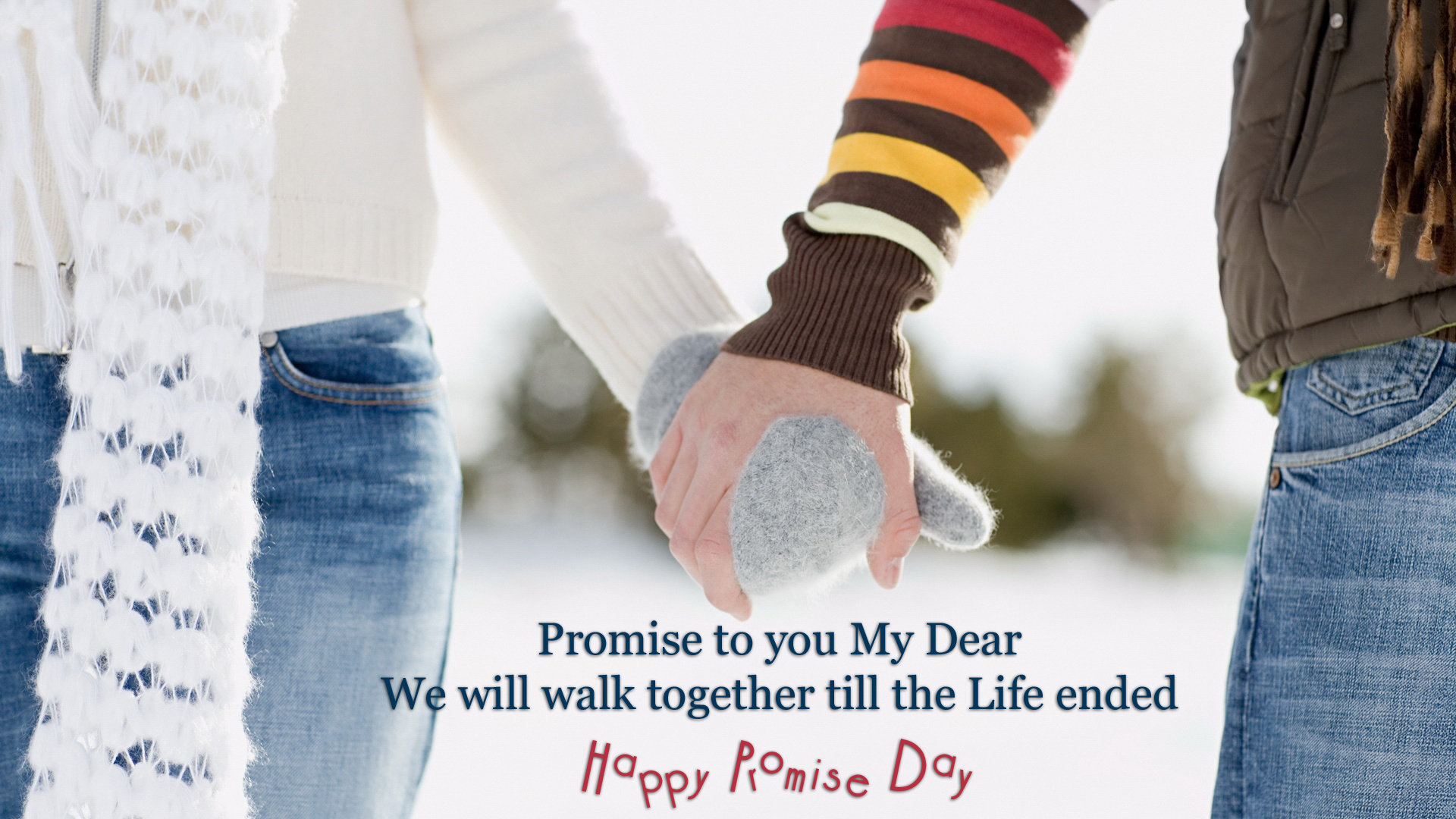 Happy Promise Day Pics - Promise Day For Gf - HD Wallpaper 