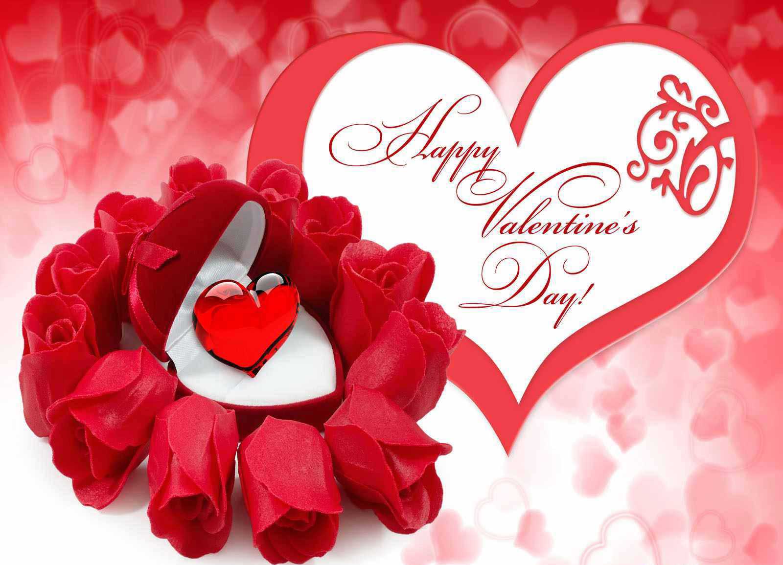 Cute Happy Valentines Day - HD Wallpaper 