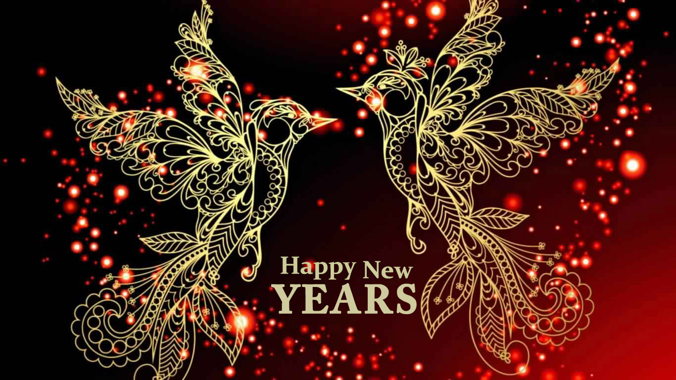 Happy New Year Wishes For Friends And Family - 3d Love Wall Paper - HD Wallpaper 