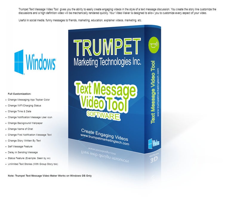 Trumpet Text Message Video Maker Tool - Graphic Design - HD Wallpaper 