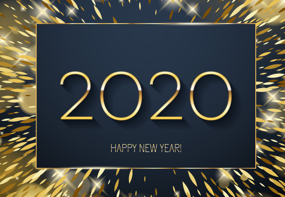 Happy New Year 2020 - HD Wallpaper 