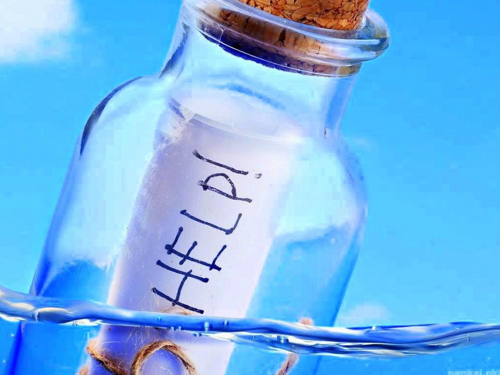 Message In A Bottle - 1600x1200 Wallpaper - teahub.io