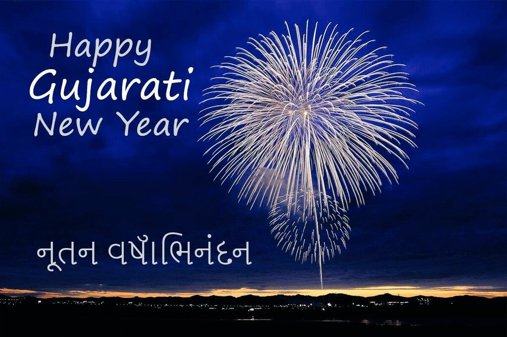 Happy New Year Hd Wallpaper - Gujarati New Year 2019 - HD Wallpaper 