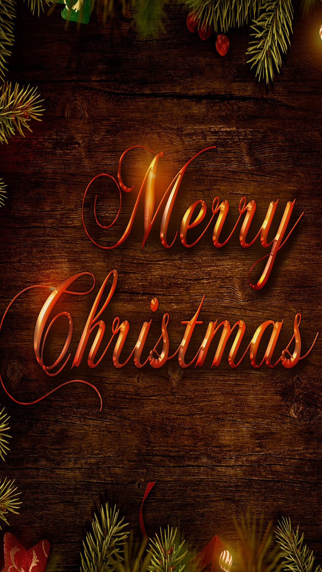 Merry Christmas Wallpaper For Iphone - HD Wallpaper 