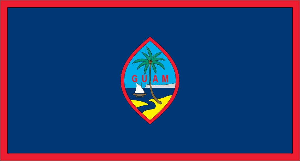 Guam Flag Wallpaper - Guam Flag - HD Wallpaper 