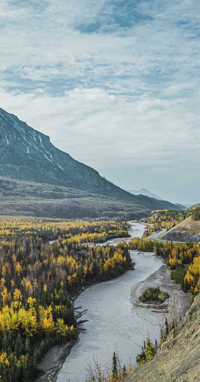 Beautiful Landscape, Spring Aesthetic, Winter Landscape, - Matanuska River - HD Wallpaper 
