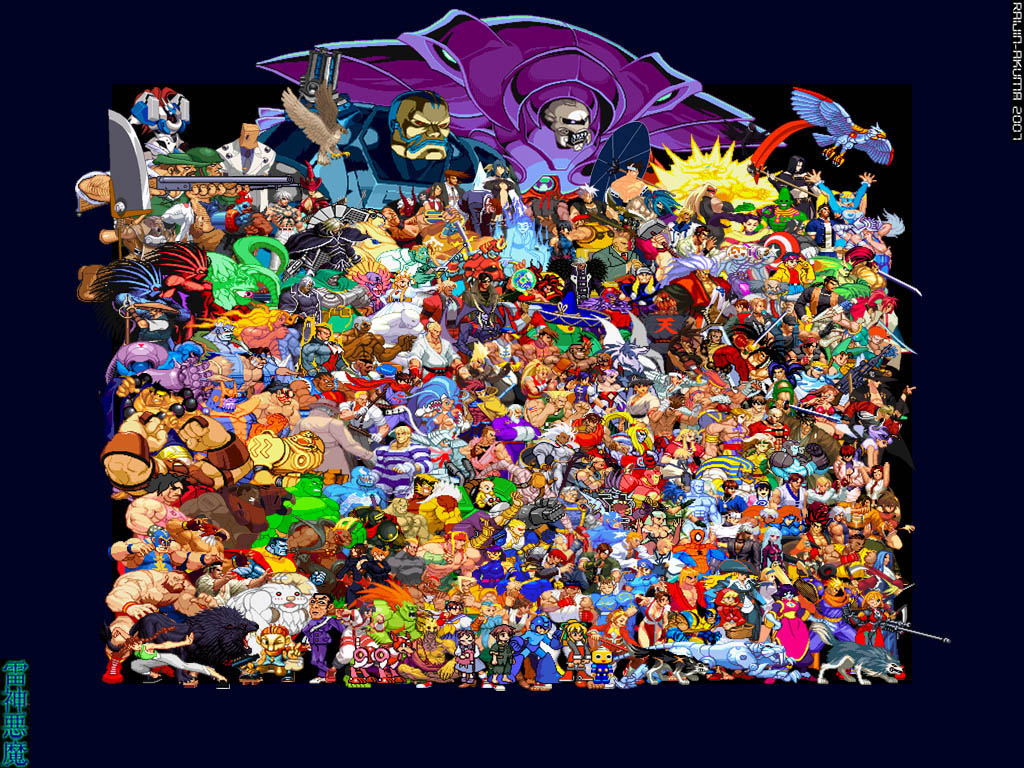 Fighting Game Wallpaper - Sprites - HD Wallpaper 