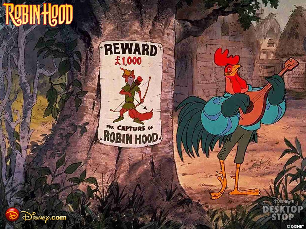 Disney Robin Hood - HD Wallpaper 