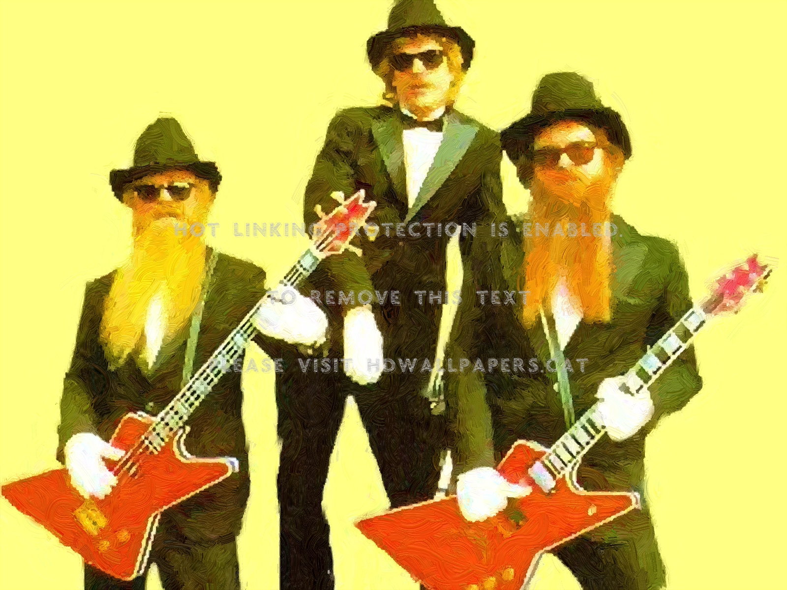 Zz Top Guitars Music Musical Insruments - Zz Top Sharp Dressed Man Single - HD Wallpaper 