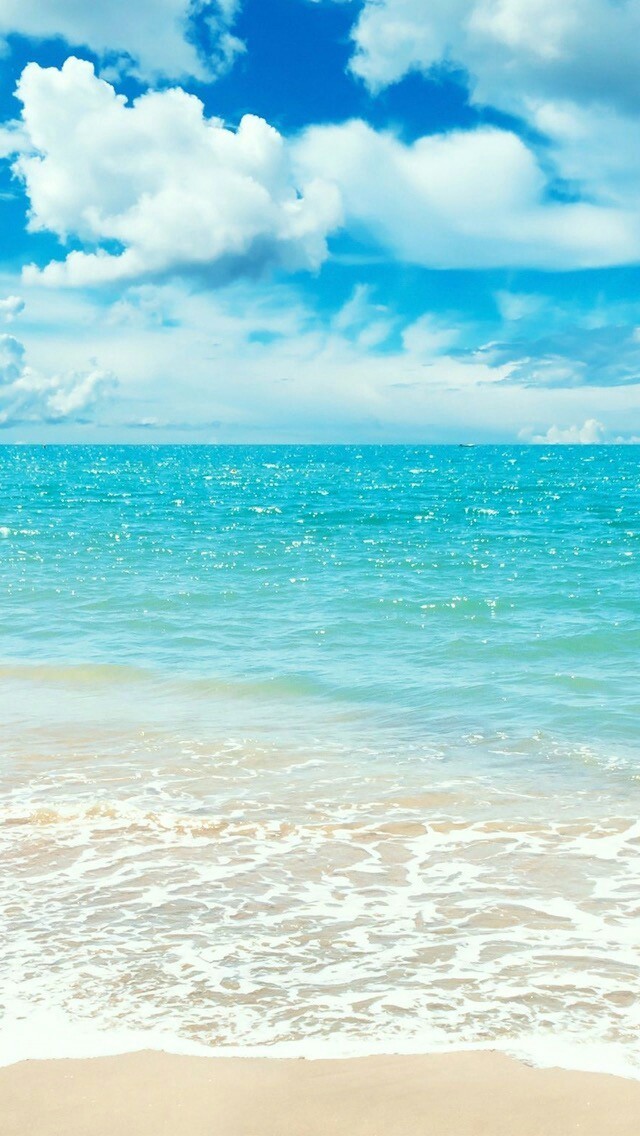 Beach, Sea, And Summer Image - Relaxing Wallpaper Iphone - HD Wallpaper 