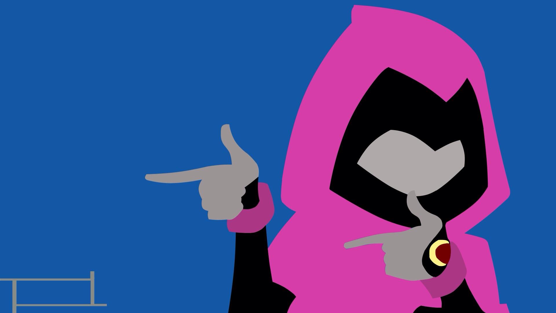 Raven Teen Titans Minimalist - 1920x1080 Wallpaper - teahub.io