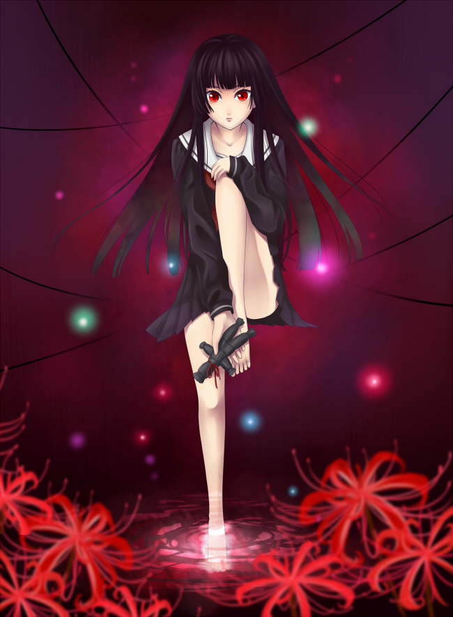 Hell Girl Wallpaper For Iphone - HD Wallpaper 