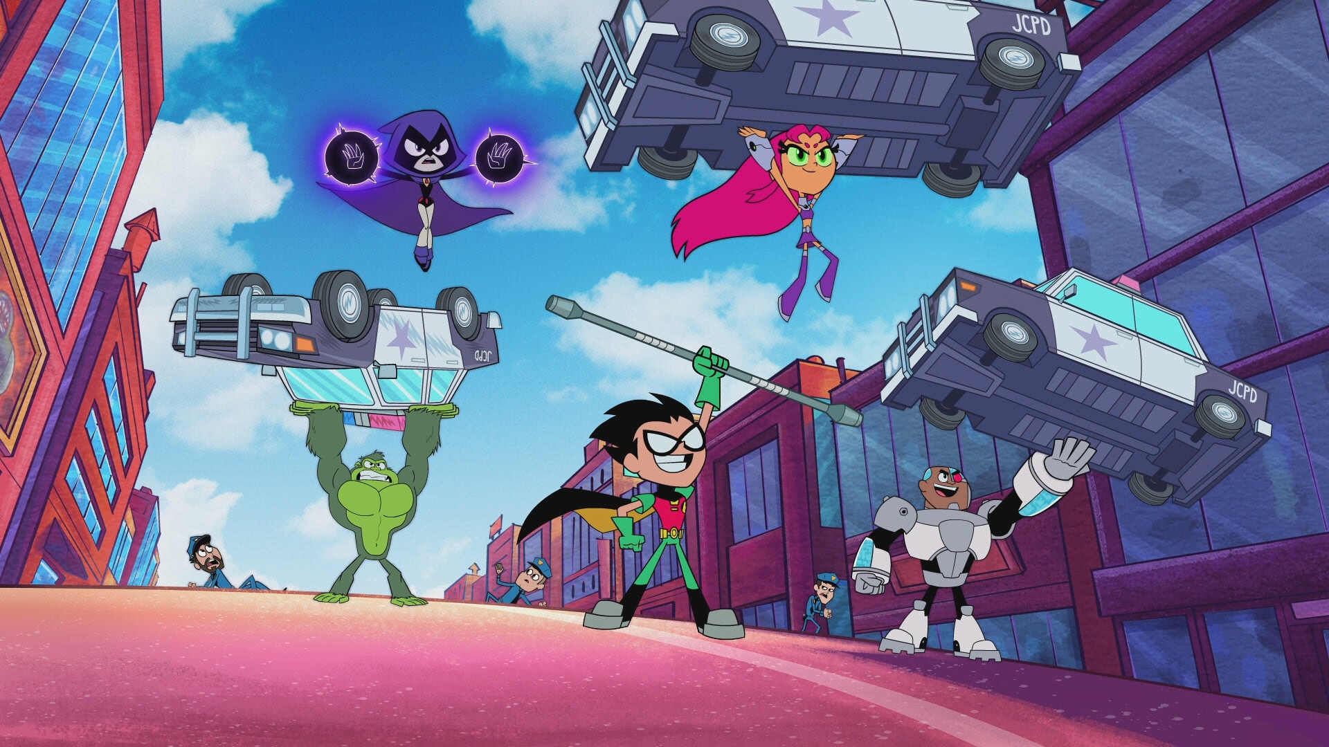 Teen Titans Go To The Movies Characters - HD Wallpaper 