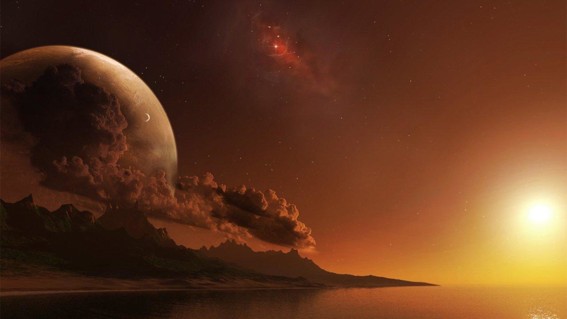 Alien Landscape Hd - HD Wallpaper 