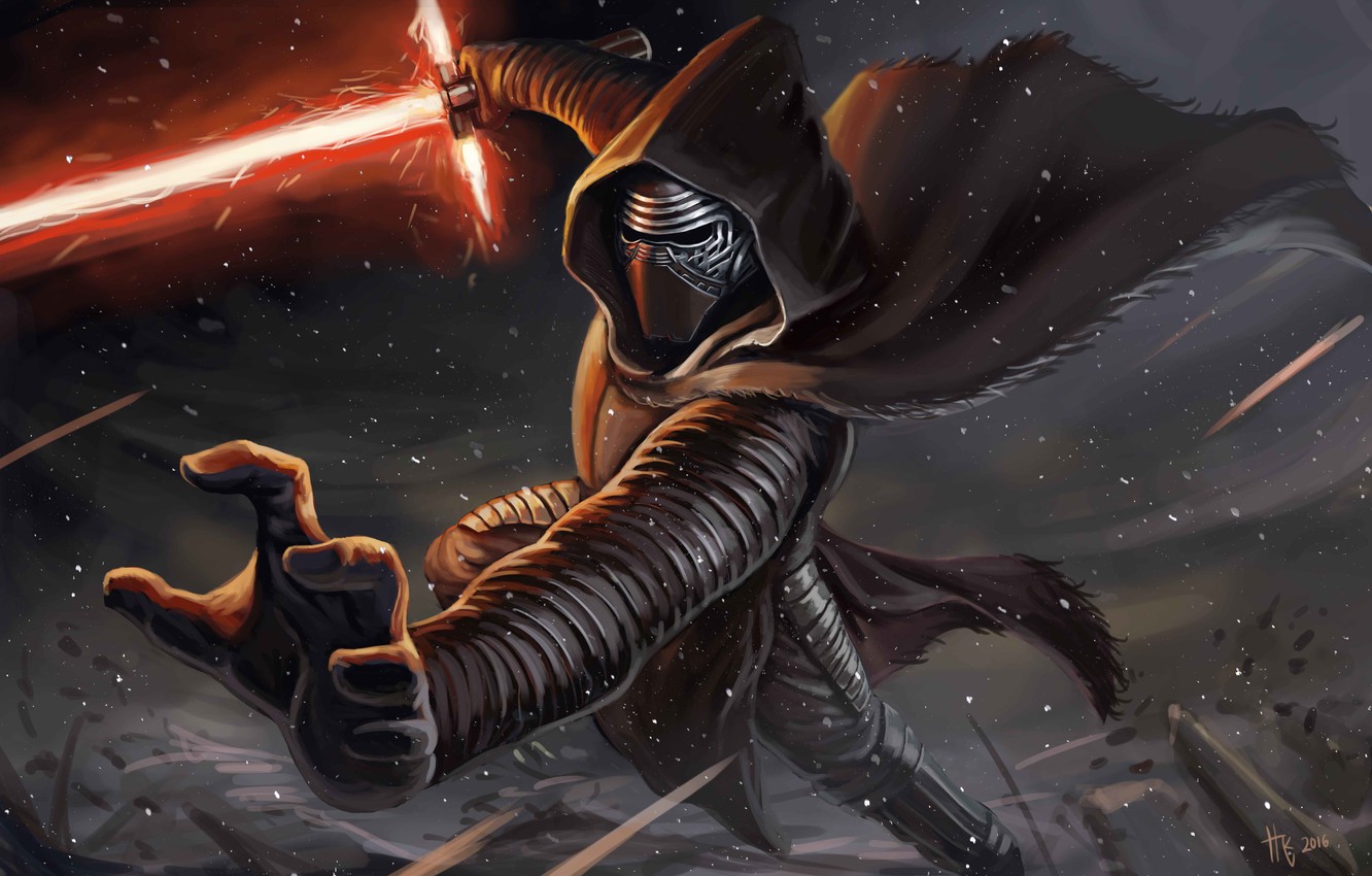 Photo Wallpaper Star Wars, Villain, Star Wars, Kylo - Star Wars Kylo Ren - HD Wallpaper 