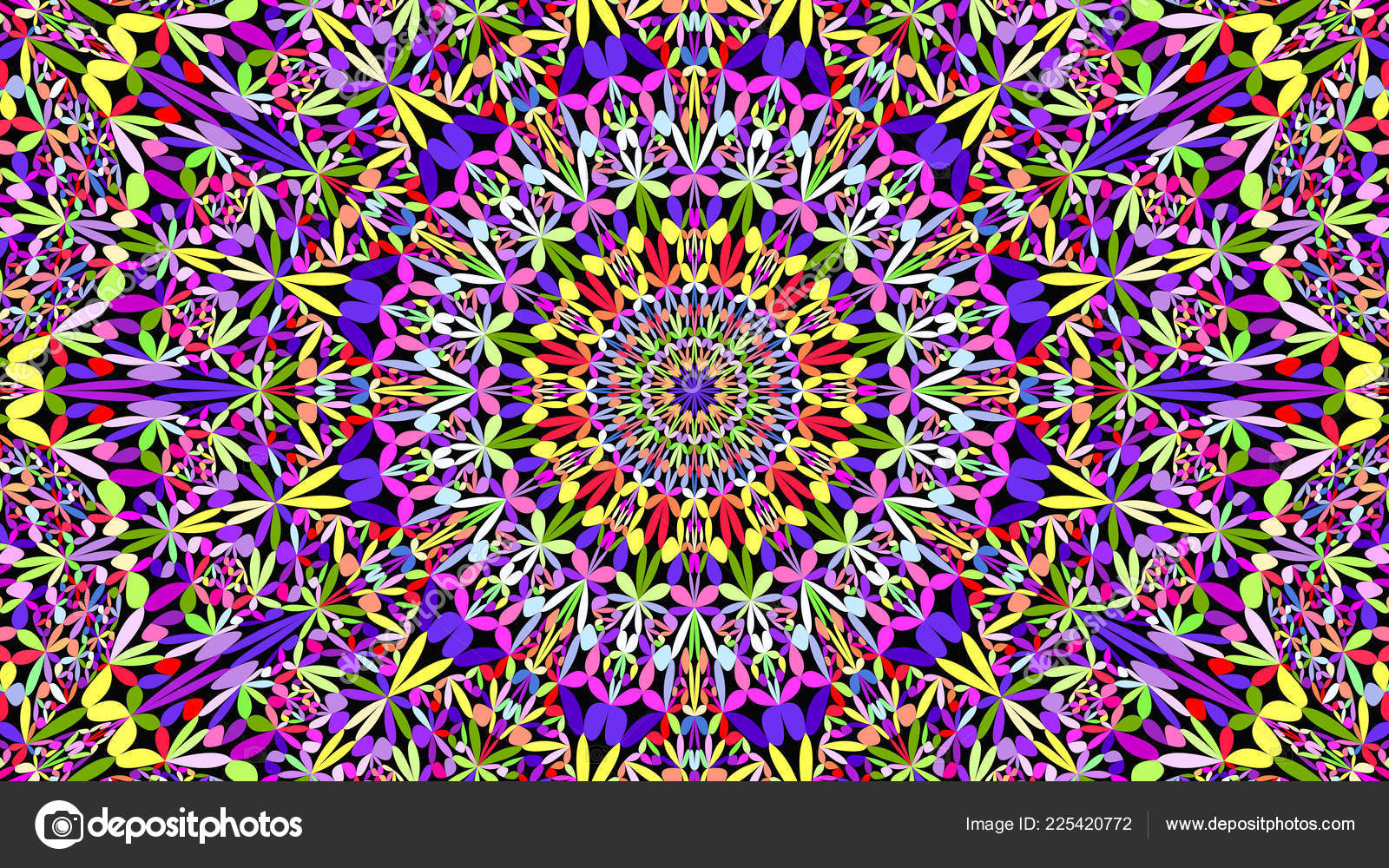 Colorful Mandala Hd - HD Wallpaper 