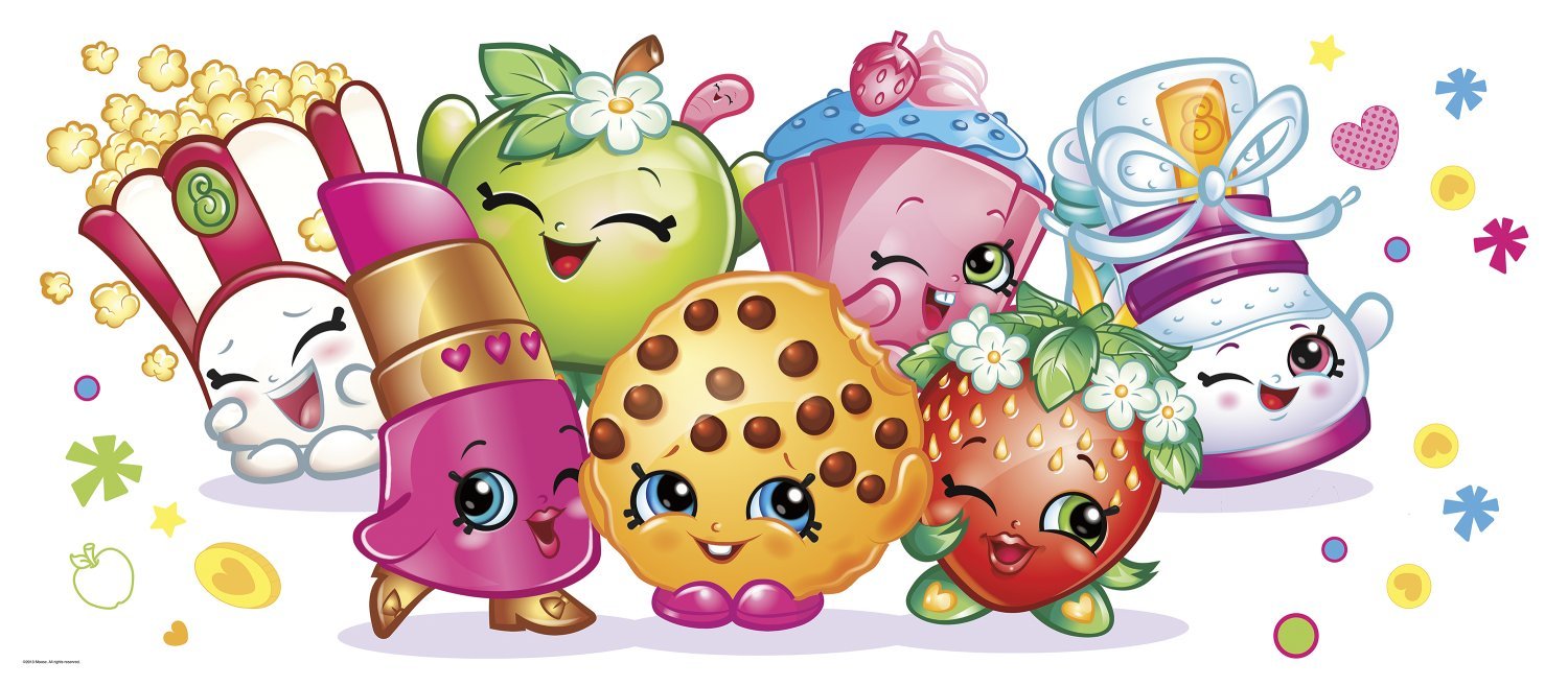 Shopkins Wall Sticker - HD Wallpaper 