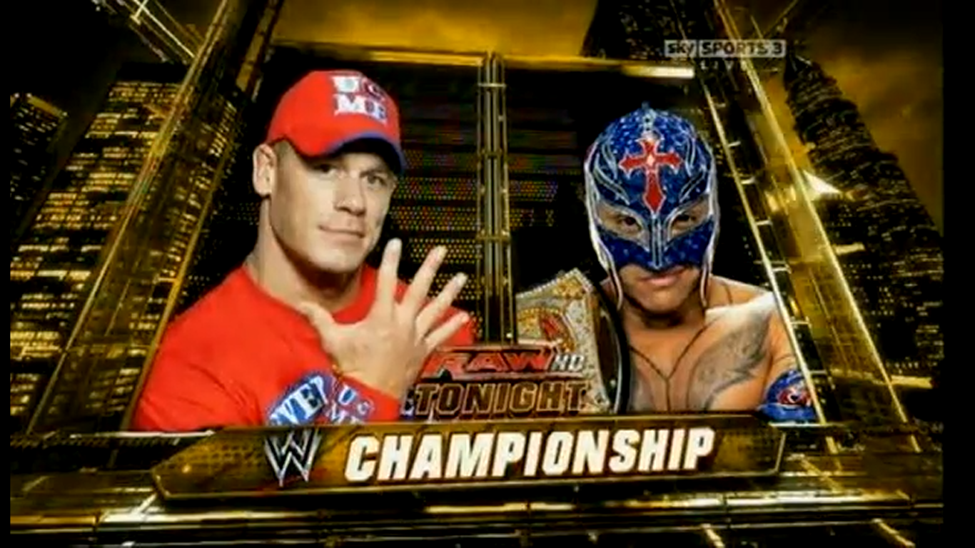 Wwe Raw Rey Mysterio John Cena - 1366x768 Wallpaper 