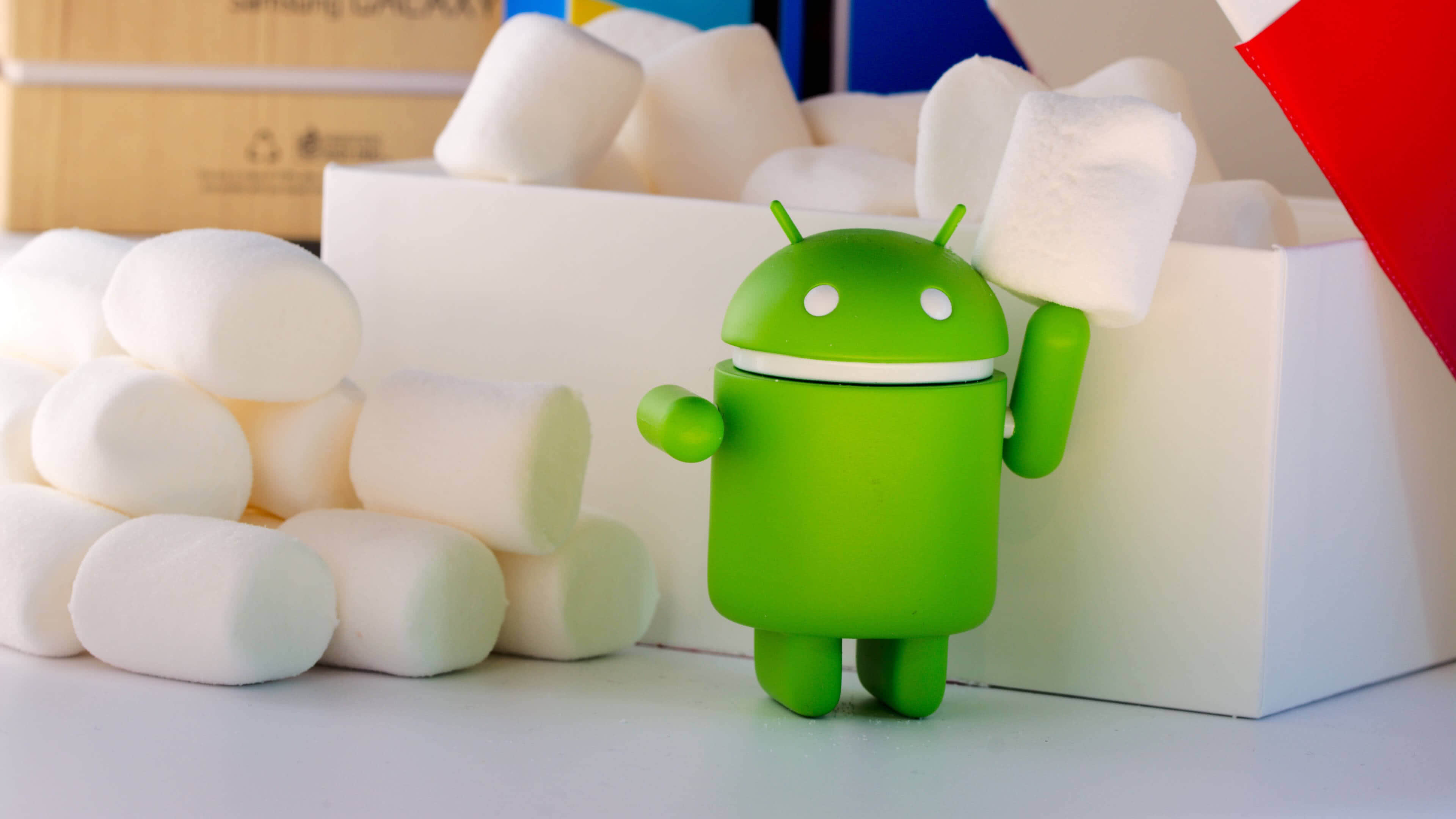 Green Android Figurine Marshmallow Uhd 4k Wallpaper - Android Logo Wallpaper 4k - HD Wallpaper 