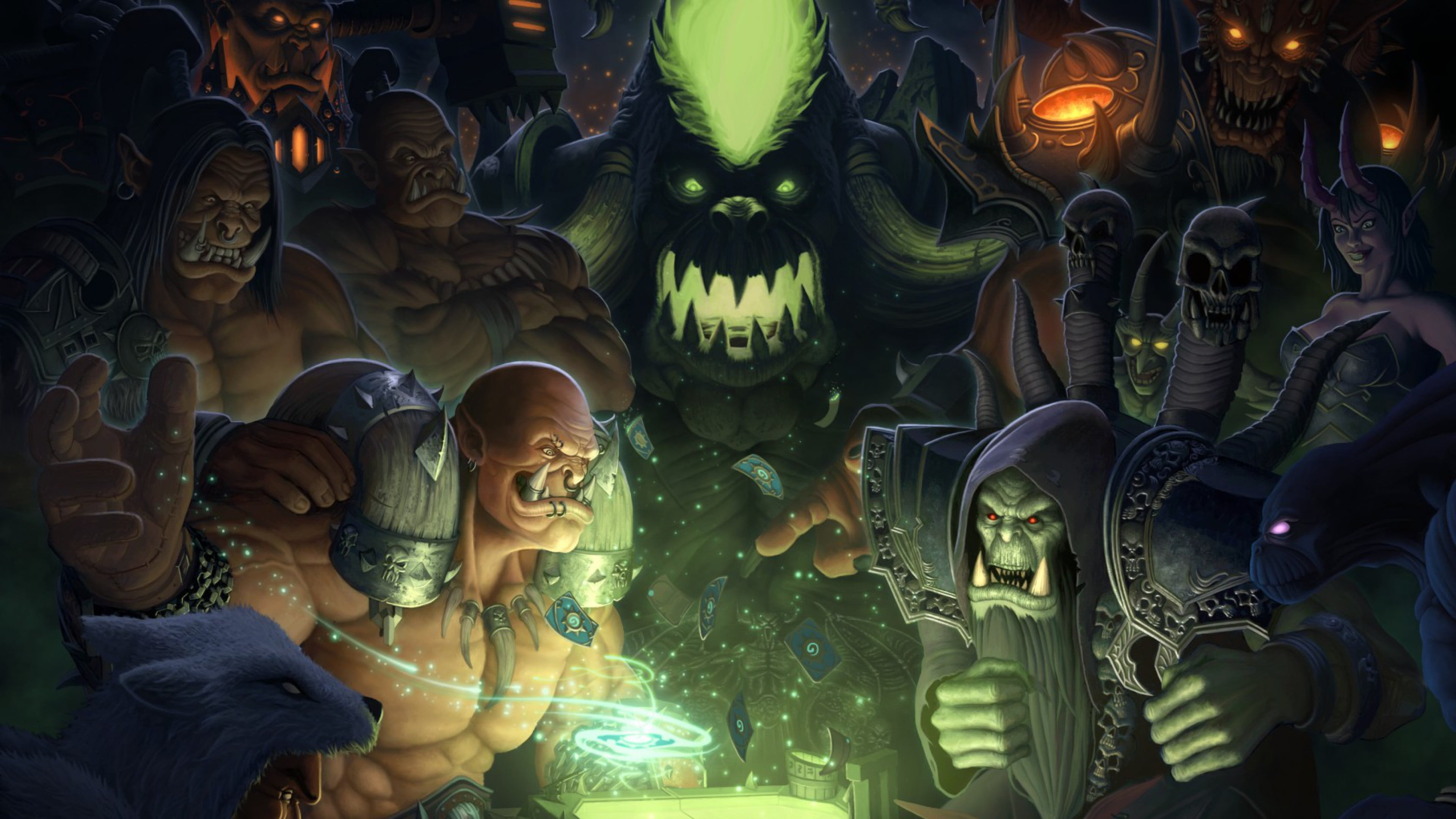 Heroes Of Warcraft, Play, Video Game, Wallpaper - Grom Hellscream Vs Durotan - HD Wallpaper 