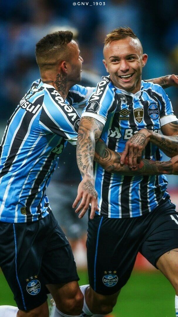 Wallpaper Do Grêmio, Everton Cebolinha E Luan - Everton Luan Gremio Papel De Parede - HD Wallpaper 