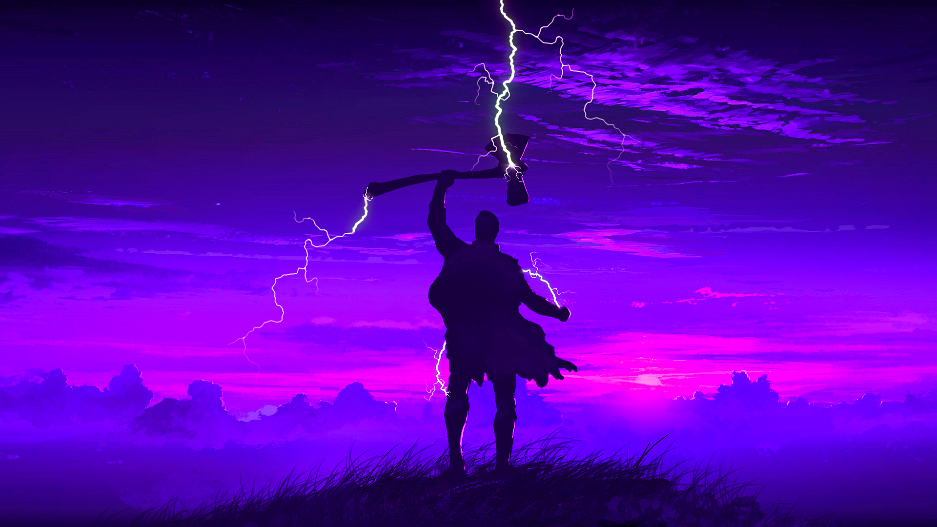 Avengers Endgame Thor Background - HD Wallpaper 