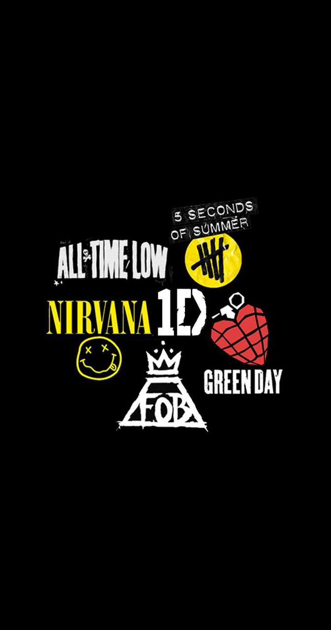 1d, 5sos, All Time Low - Iphone 6 Green Day - HD Wallpaper 