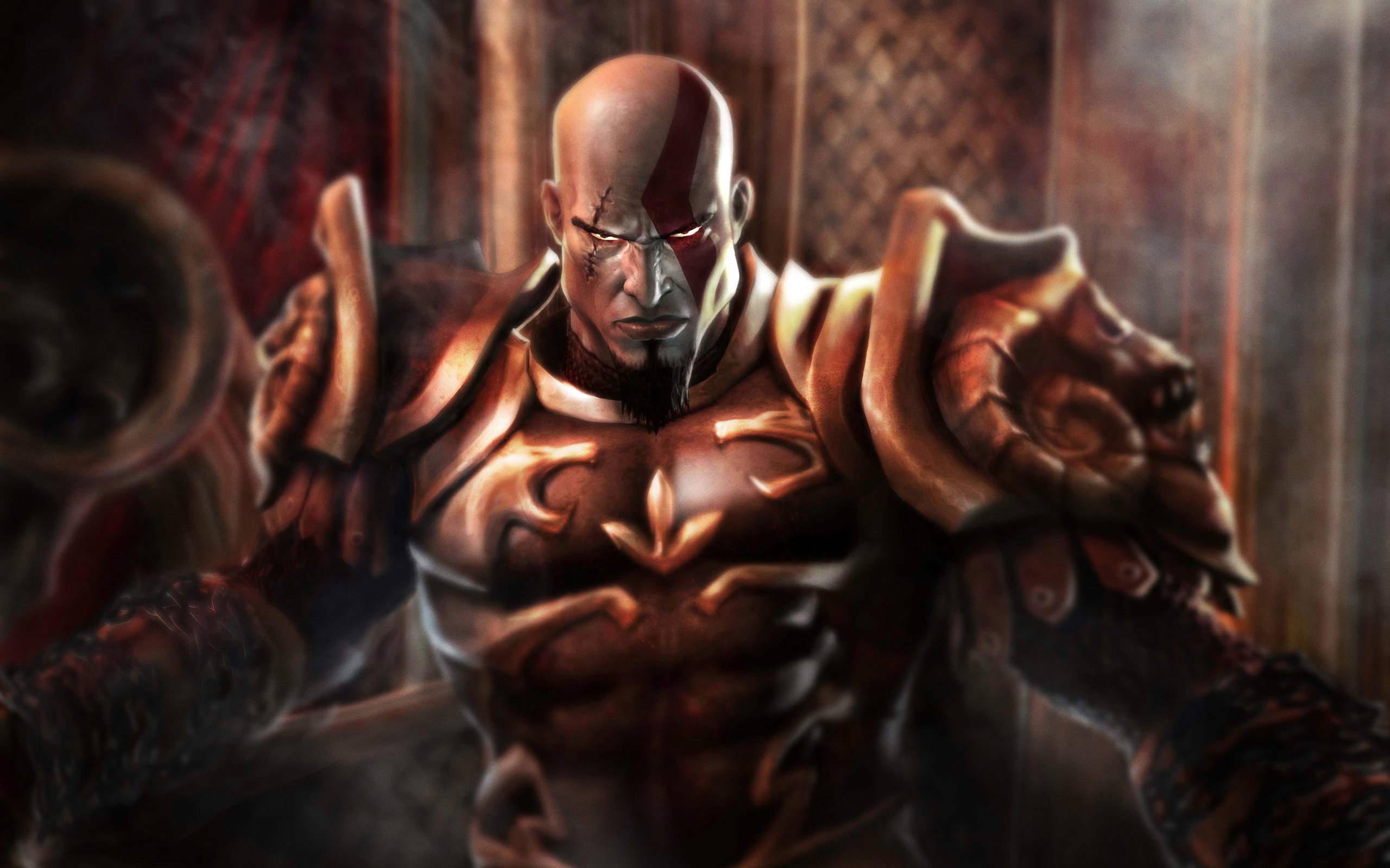 God Of War 2 Kratos - HD Wallpaper 