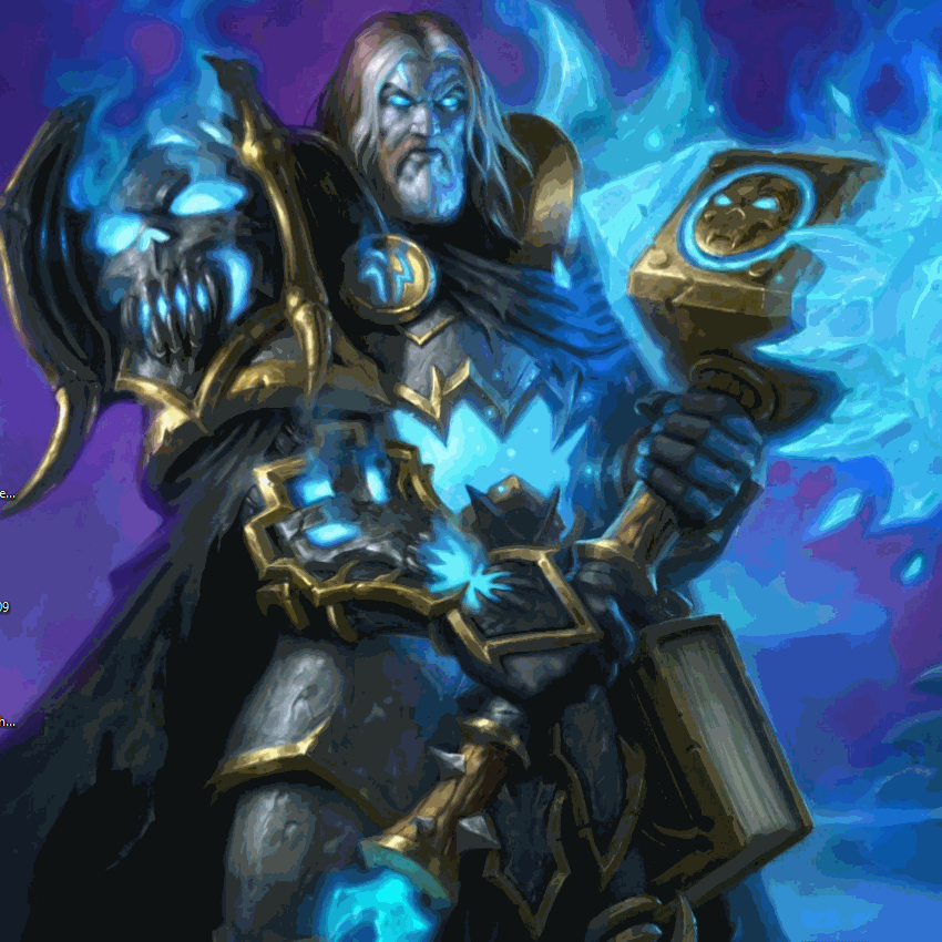 Hearthstone Uther Of The Ebon Blade Wallpaper Engine - Hearthstone Uther Of The Ebon Blade - HD Wallpaper 