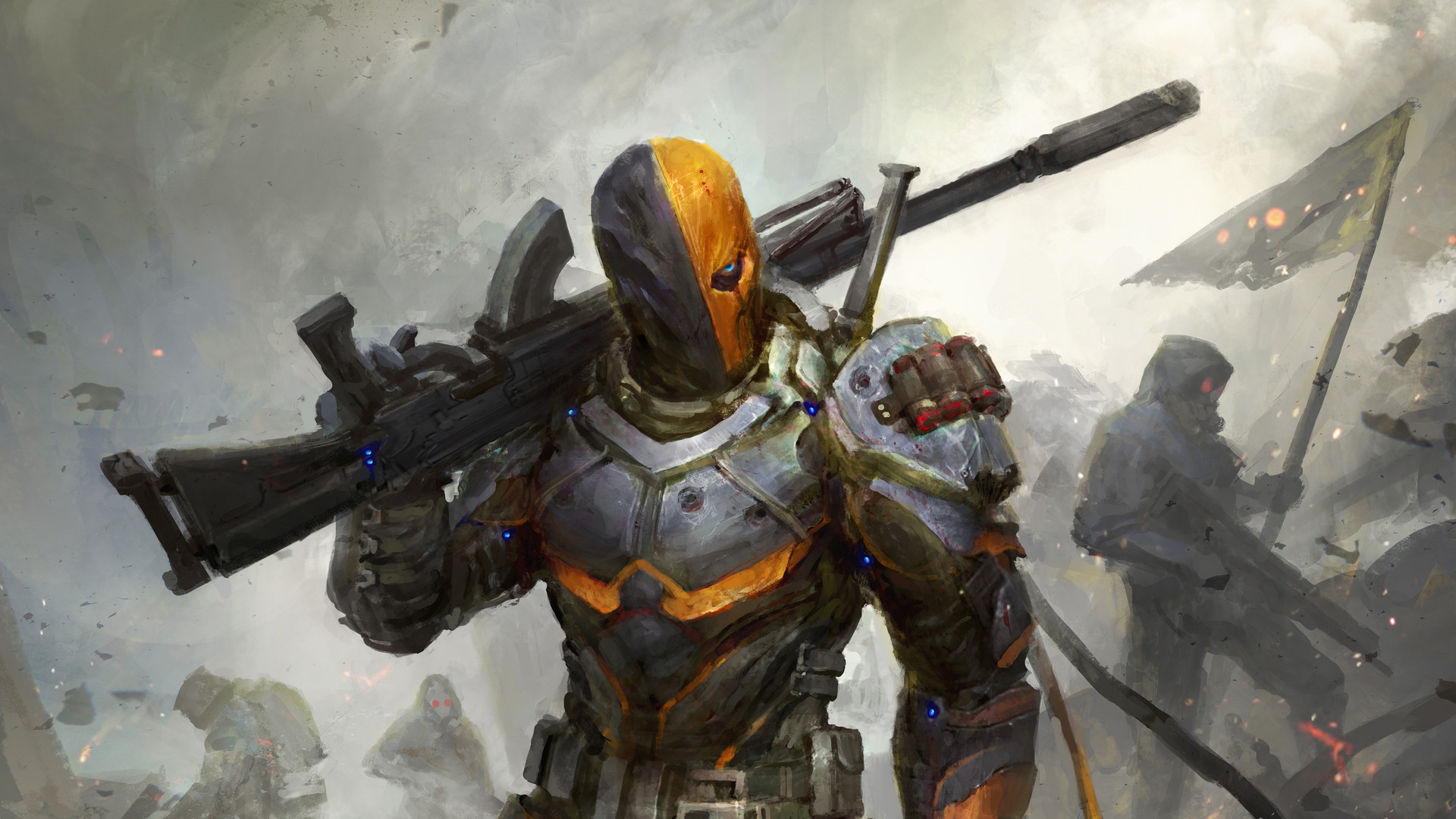 Deathstroke Art - HD Wallpaper 