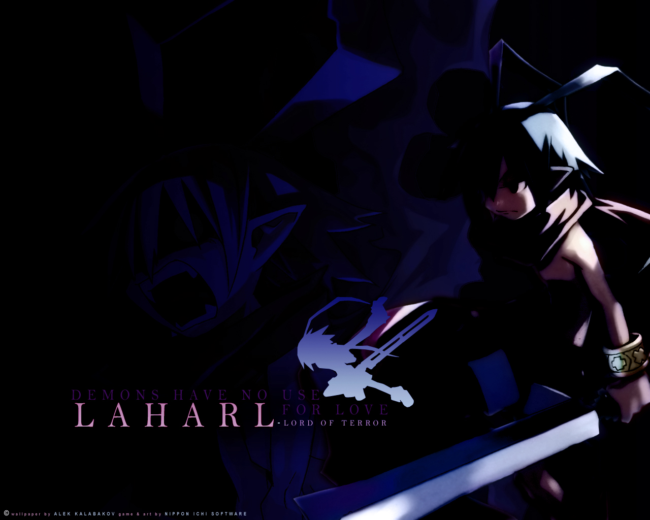 Takehito Harada, Disgaea, Laharl Wallpaper 
	style - Cartoon - HD Wallpaper 