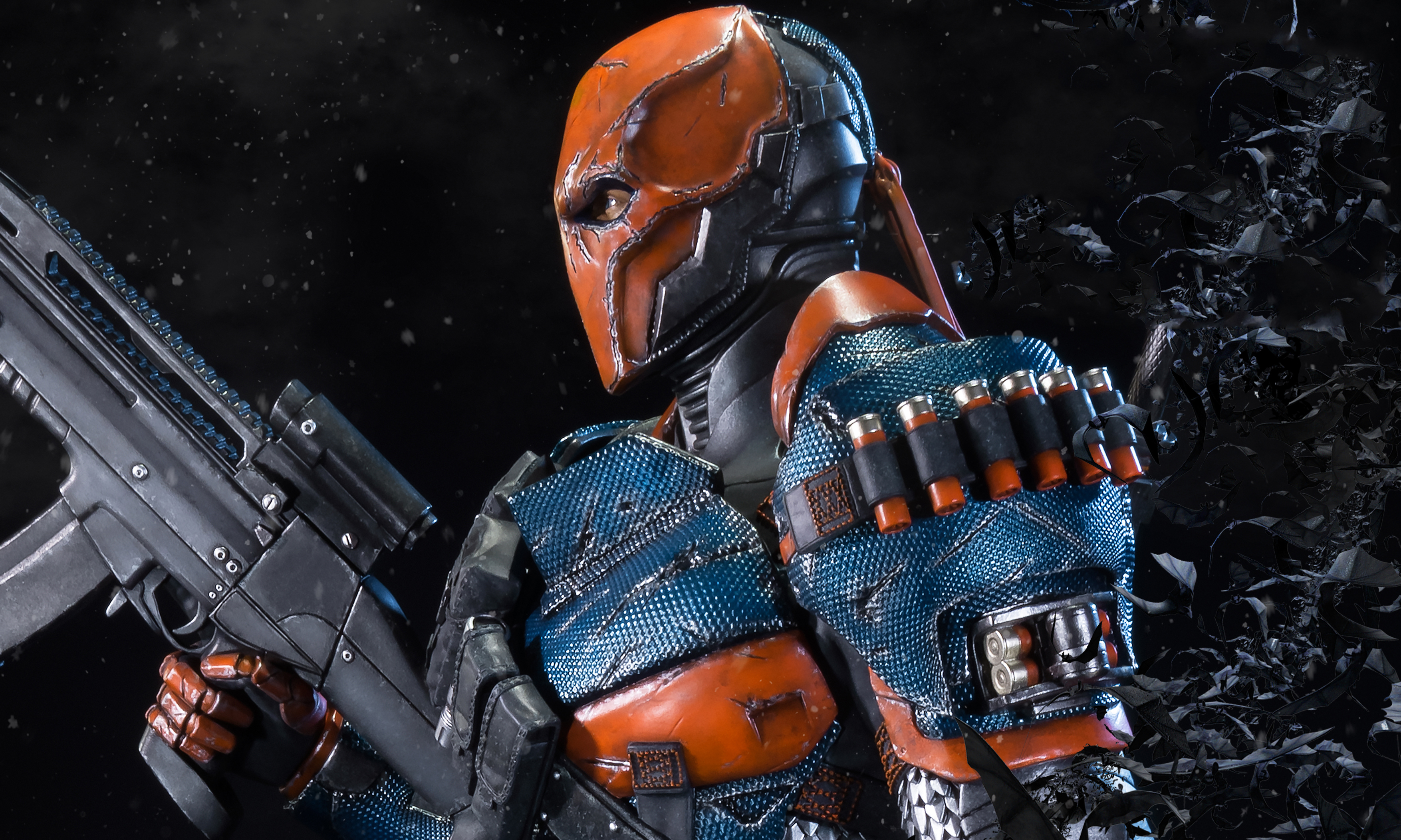 Deathstroke Arkham Origins Helmet - HD Wallpaper 