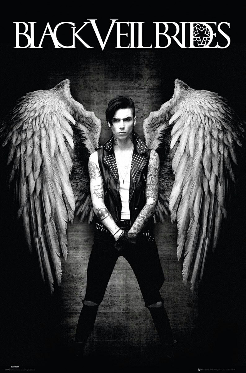 Bvb, Black Veil Brides, And Andy Biersack Image - Black Veil Brides Plakat - HD Wallpaper 