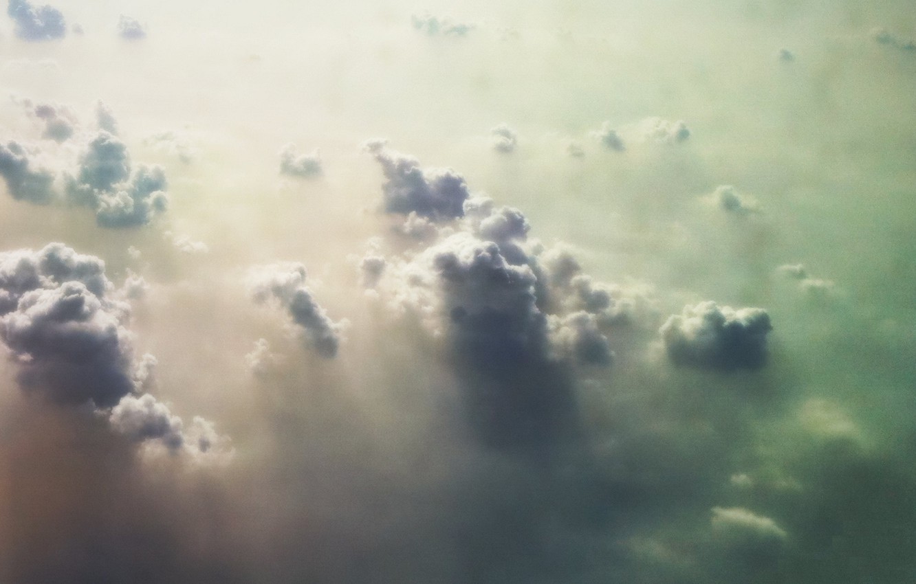 Photo Wallpaper The Sky, Clouds, Nirvana - Cumulus - HD Wallpaper 