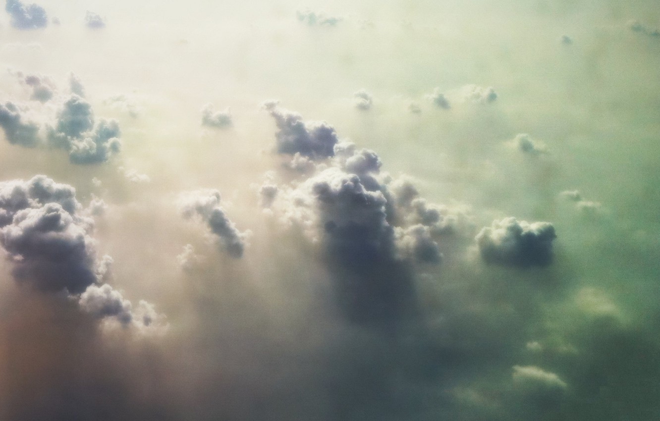 Photo Wallpaper The Sky, Clouds, Nirvana - Cumulus - HD Wallpaper 