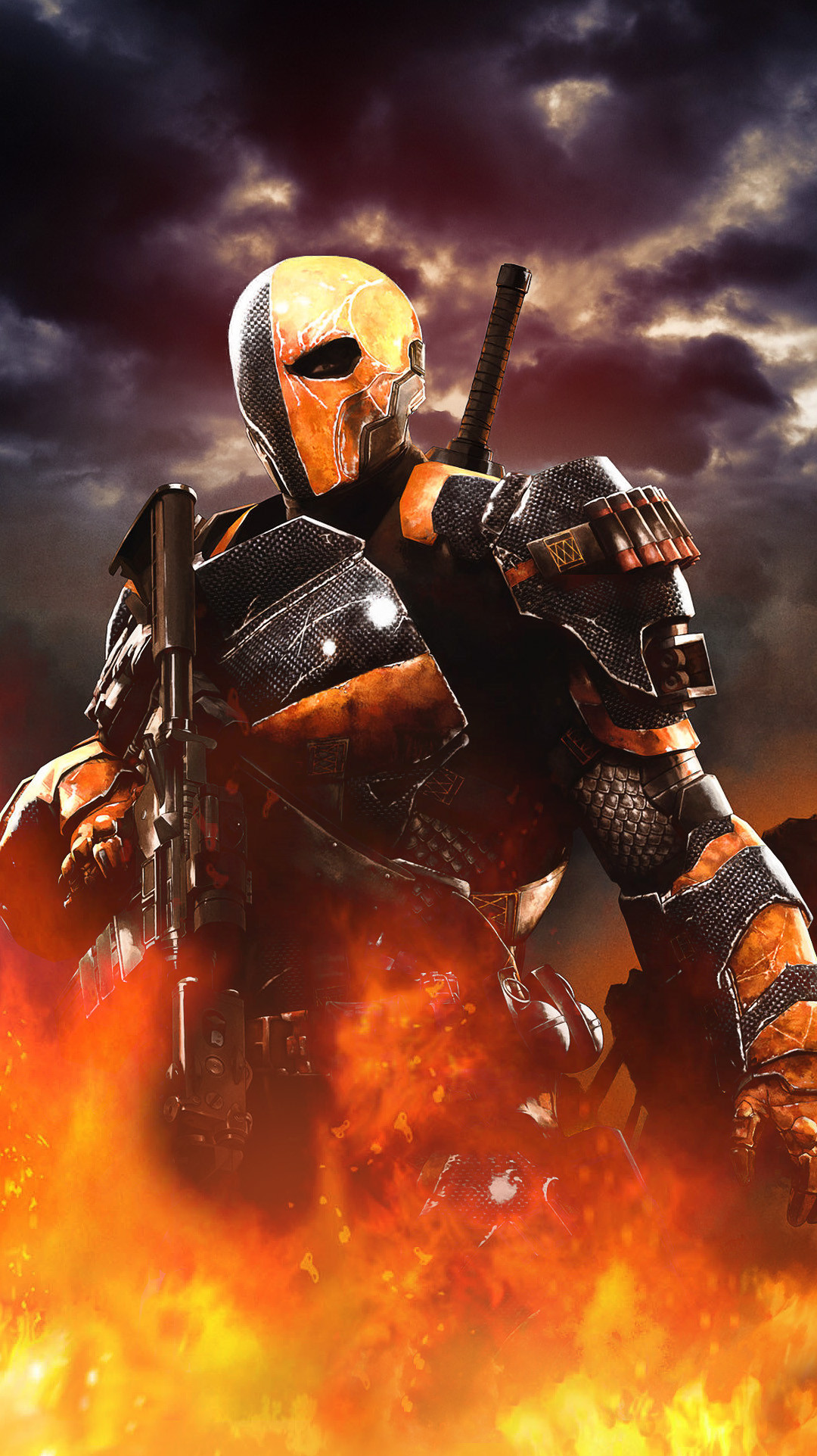 Deathstroke Wallpaper 
 Data-src - Deathstroke Wallpaper Hd Mobile - HD Wallpaper 