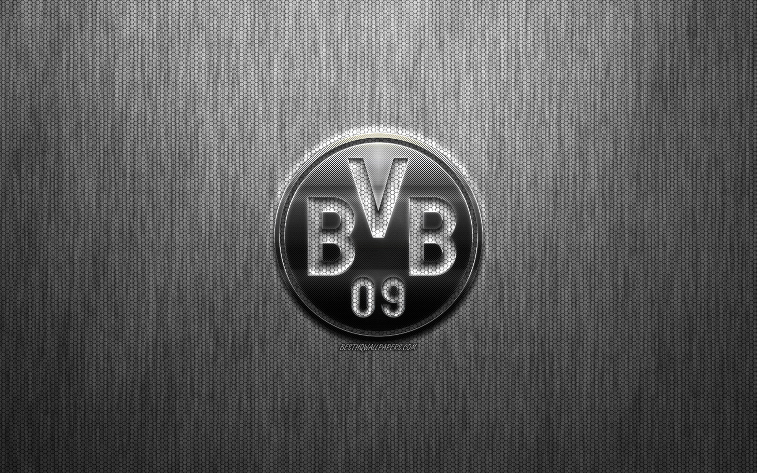 Borussia Dortmund, German Football Club, Bvb, Steel - Fc Bayern München Logo - HD Wallpaper 