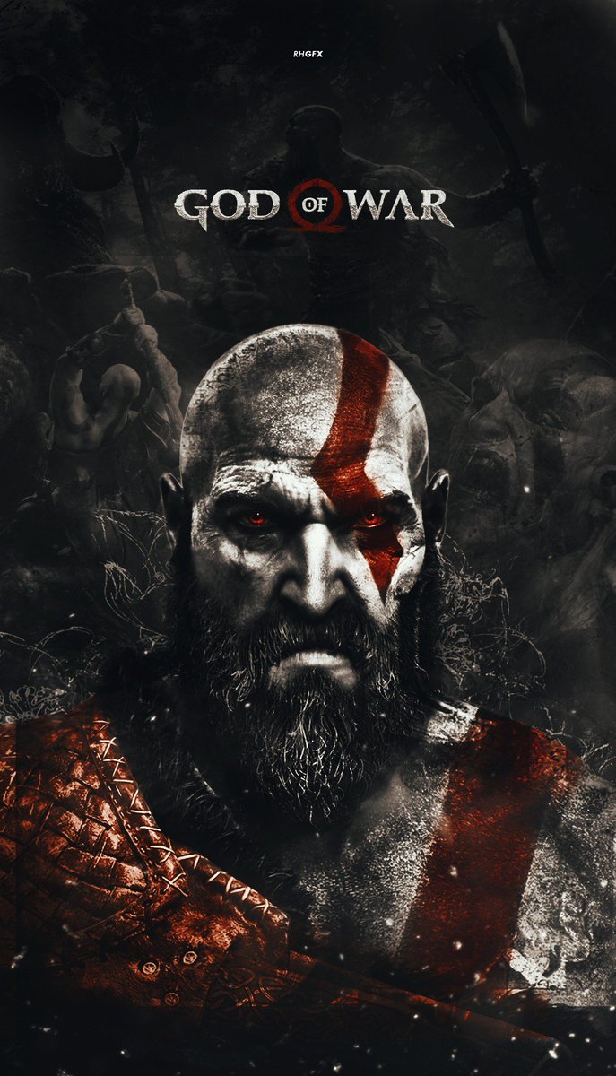 kratos live wallpaper on Kratos Dark 687x1200 Wallpaper Teahub Io