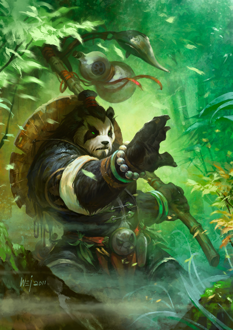 Warcraft Pandaren - HD Wallpaper 