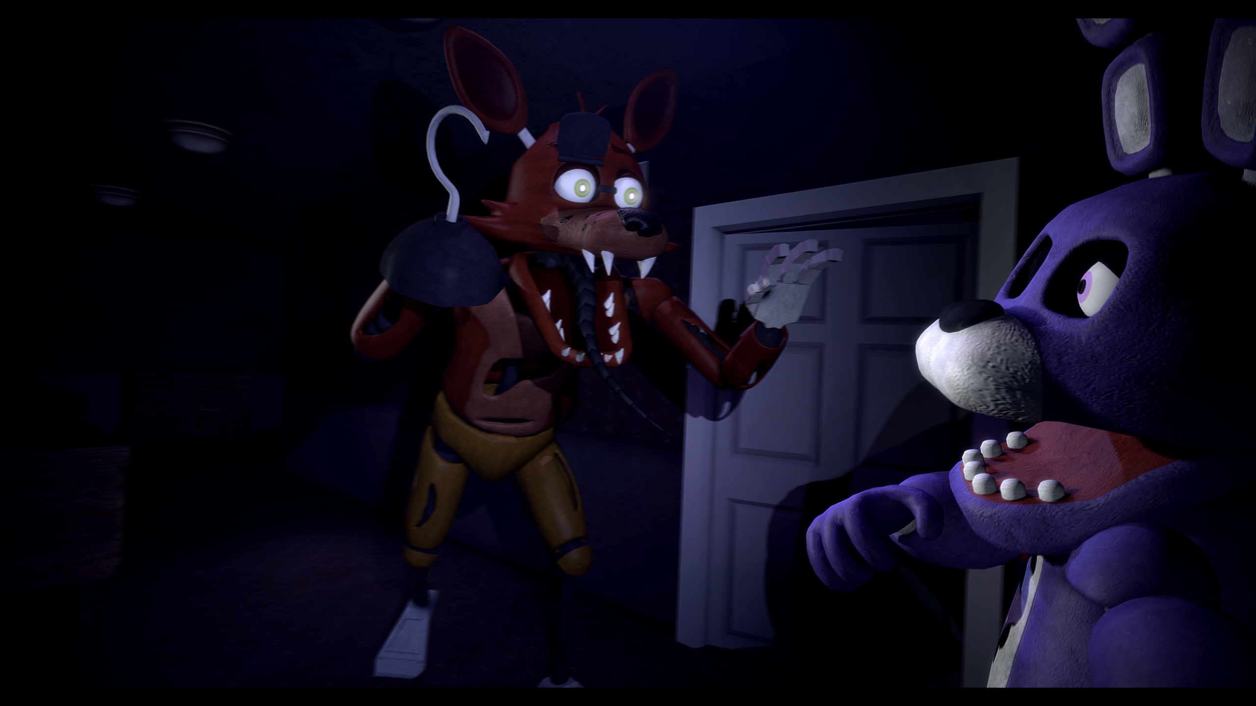 Foxy Is Ready For More - Cartoon - HD Wallpaper 