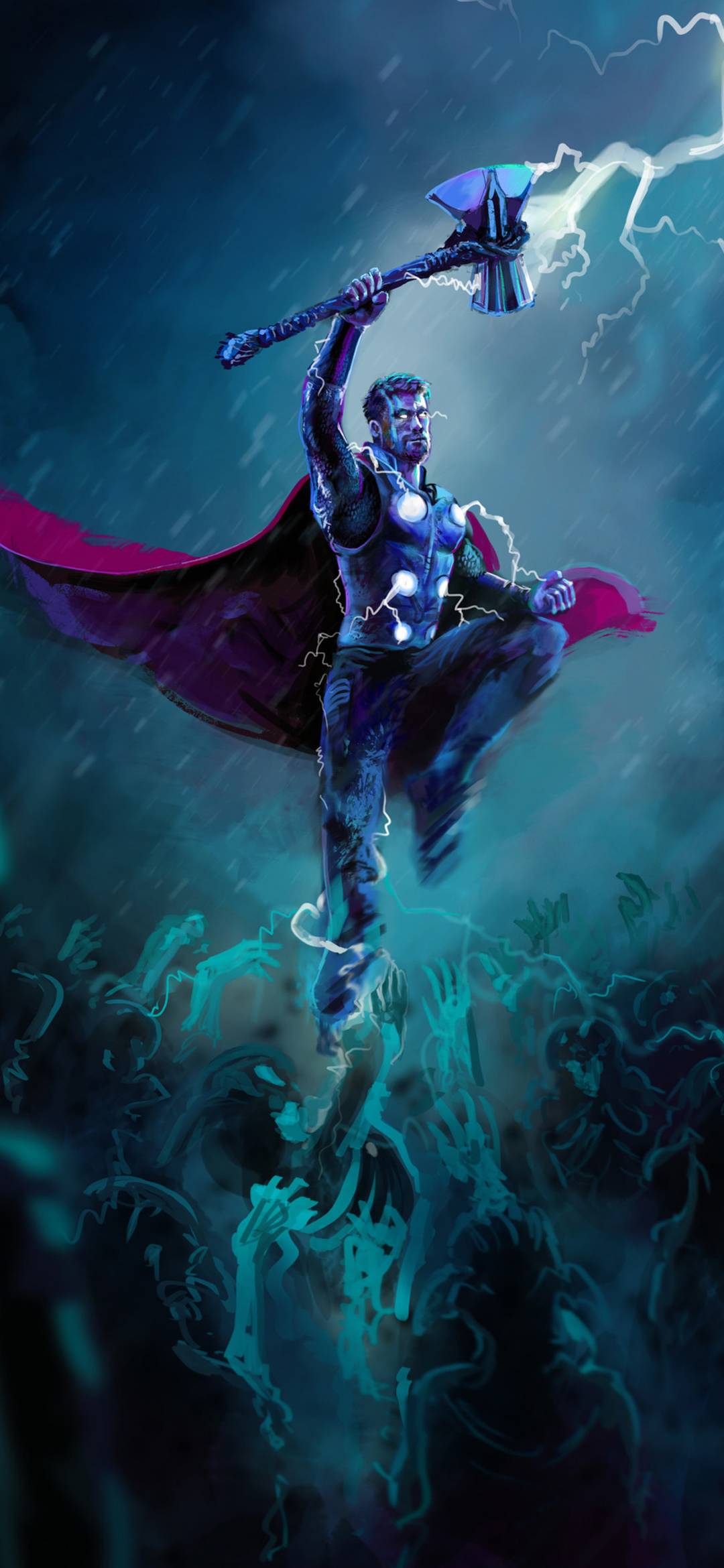 Thor Wallpaper Thor Phone Wallpaper Hd 1080x2340 Wallpaper Teahub Io