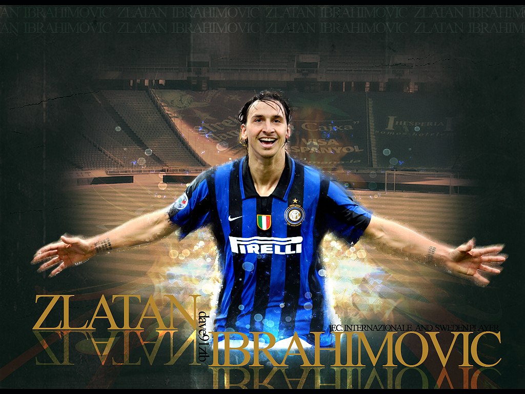 Zlatan - Zlatan Ibrahimovic Wallpaper Inter - HD Wallpaper 