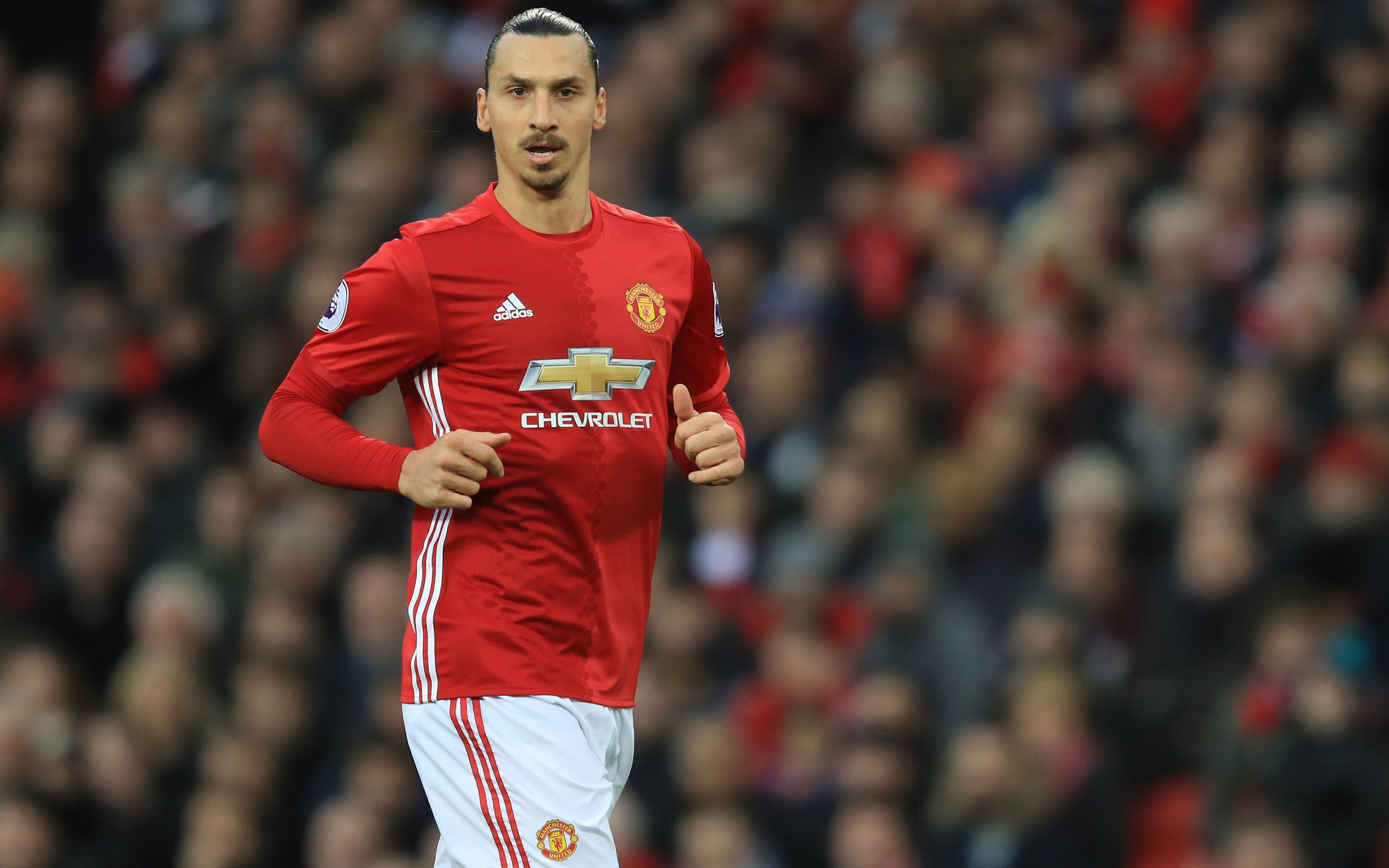 Zlatan Ibrahimovic Wallpaper Manchester United - Download Images Of Footballers - HD Wallpaper 