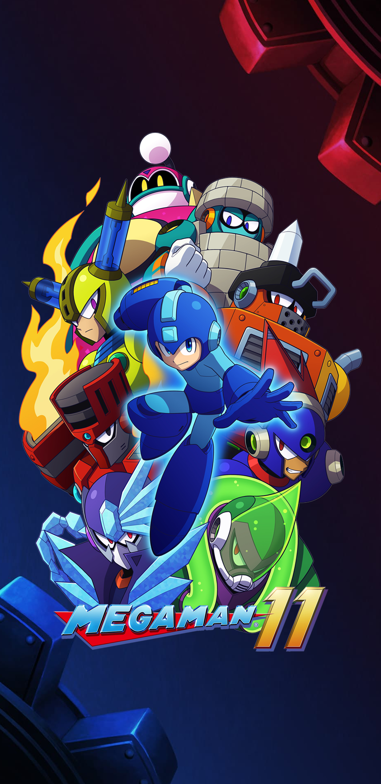 Mega Man 11 Robot Masters 1440x2960 Wallpaper Teahub Io