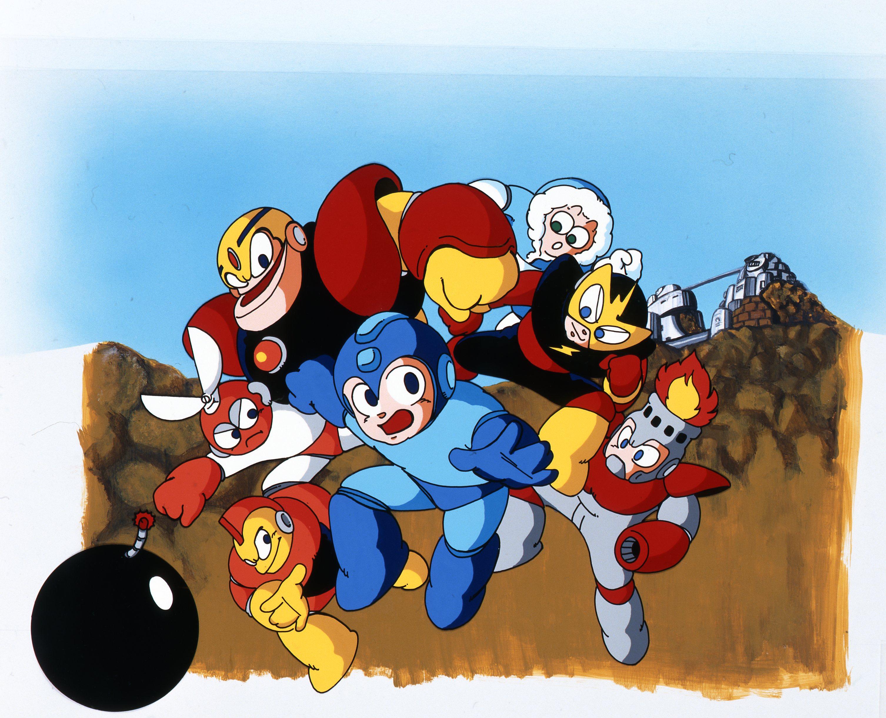 Mega Man 1 Art - HD Wallpaper 